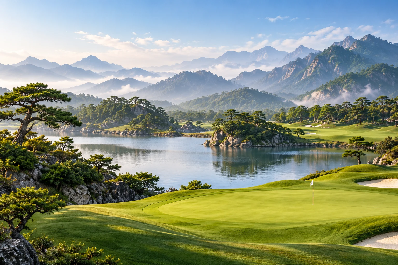 중국 지역 소개용 AI 이미지, 실제 상품 시설 아님